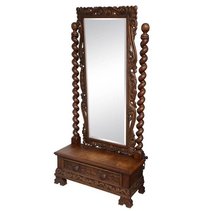 15 Best Cheval Vanity Mirror Images On Pinterest | Cheval Mirror Pertaining To Full Length Antique Dressing Mirrors (View 2 of 30)