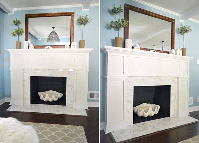15 Ways To Put Your Mantel To Good Use | Brit + Co In Above Mantel Mirrors (View 11 of 20)