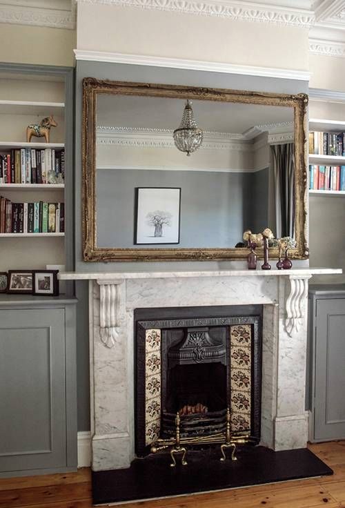 15 Ways To Style A Mantel – Design*sponge Pertaining To Above Mantel Mirrors (View 3 of 20)