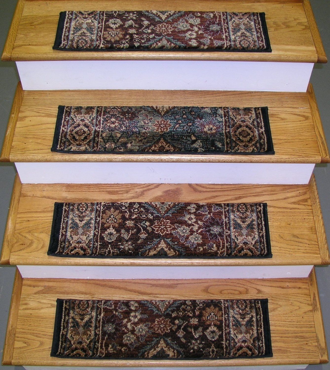 173051 Rug Depot Premium Carpet Stair Treads Set Of 13 Treads 26 For Premium Carpet Stair Treads (Photo 17 of 20)