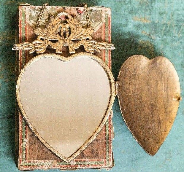 174 Best Antique Farmhouse Images On Pinterest | Antique Farmhouse Within Gold Heart Mirrors (View 23 of 30)