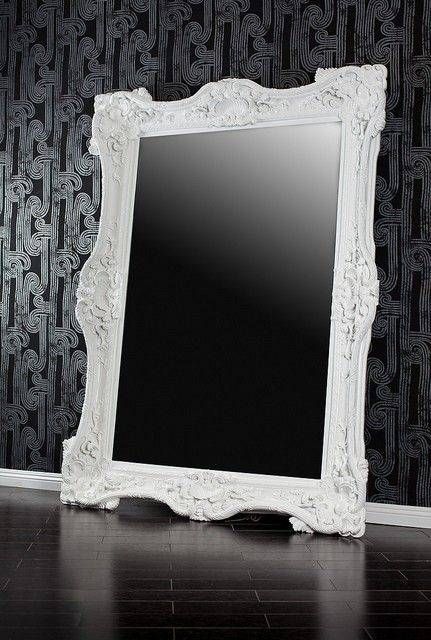 18 Best Mirror Images On Pinterest | Mirror Mirror, Home And Within White Baroque Floor Mirrors (View 17 of 20)