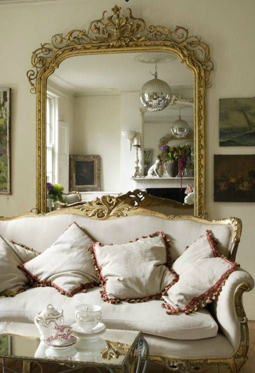184 Best Antique Mirrors Images On Pinterest | Mirror Mirror Pertaining To Large Gold Antique Mirrors (View 30 of 30)