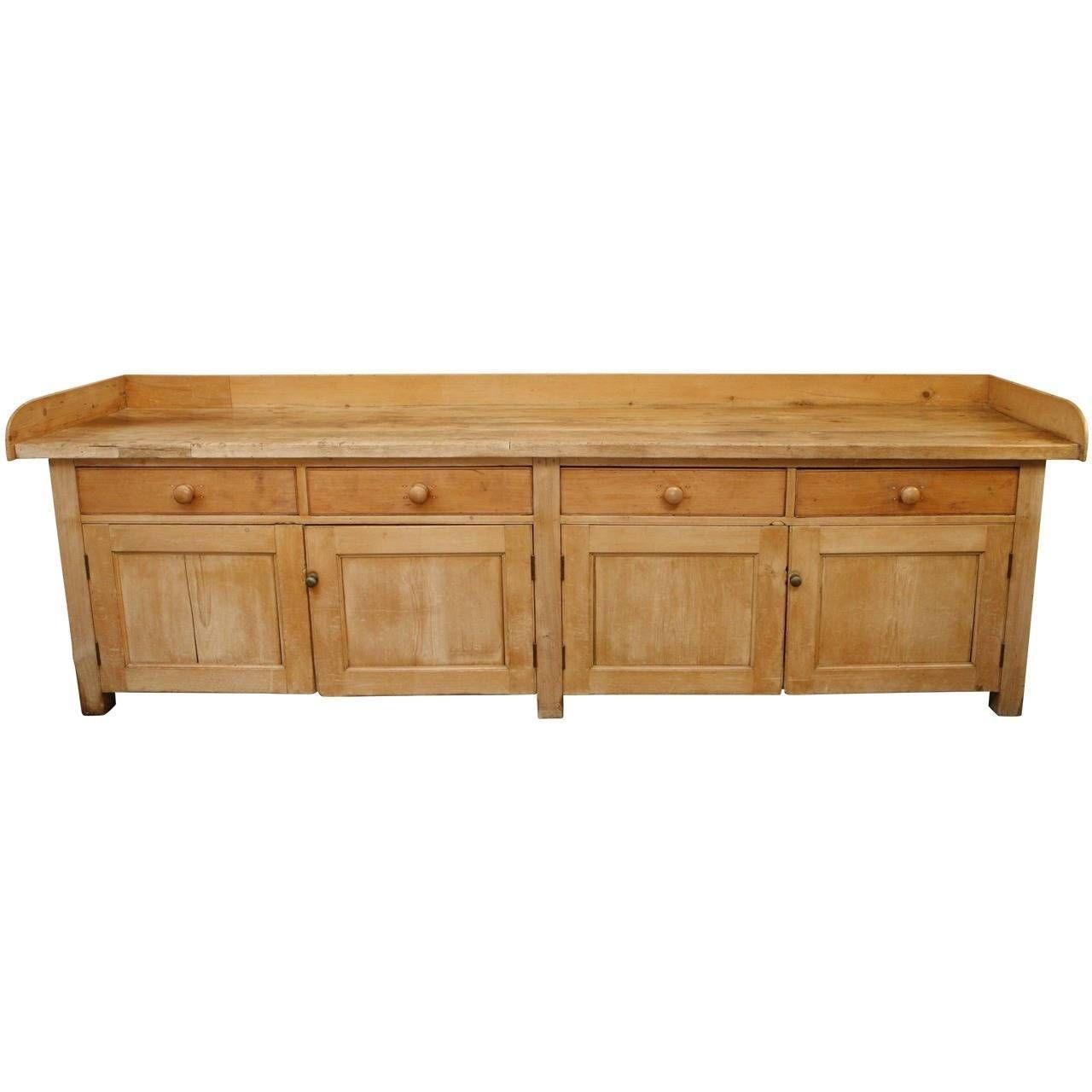 18th Century Large Pine Sideboard Or Buffet For Sale At 1stdibs With Sideboard Sale (Photo 3 of 20)