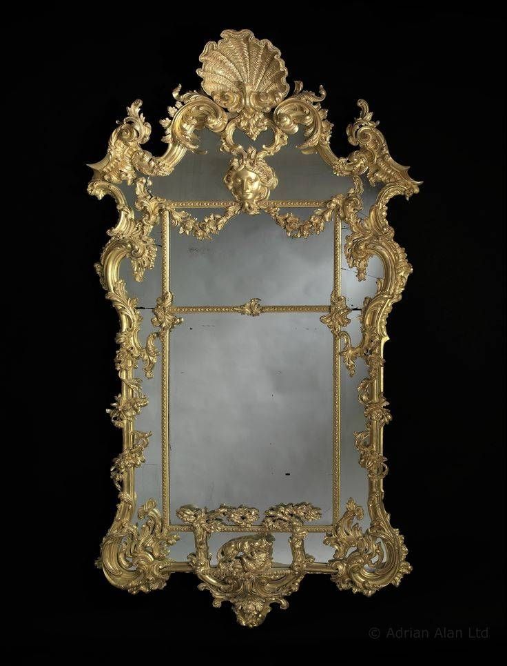 190 Best Mirrors Images On Pinterest | Mirror Mirror, Antique Regarding Rococo Mirrors (View 16 of 20)