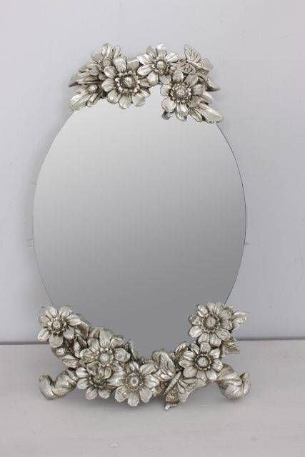 219 Best Mirrors Images On Pinterest | Mirror Mirror, Antique Pertaining To Silver Vintage Mirrors (Photo 19 of 30)
