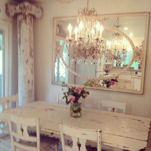 2313 Best Shabby Chic Decorating Ideas Images On Pinterest Within Shabby Chic Mirrors With Shelf (View 20 of 30)