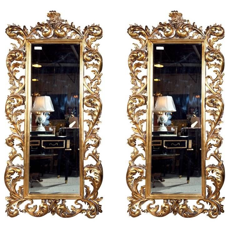 235 Best Reflections In The Mirror Images On Pinterest | Mirror Throughout Rococo Floor Mirrors (Photo 15 of 30)