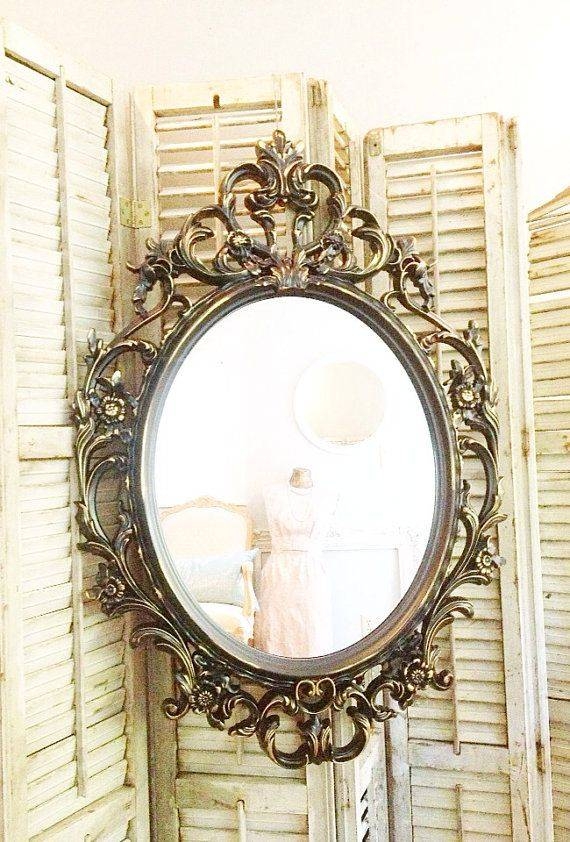 Featured Photo of 15 Inspirations Gold Shabby Chic Mirrors