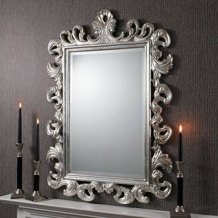 25 Best Modern Wall Mirrors Images On Pinterest | Modern Wall Within Silver Ornate Wall Mirrors (Photo 17 of 20)