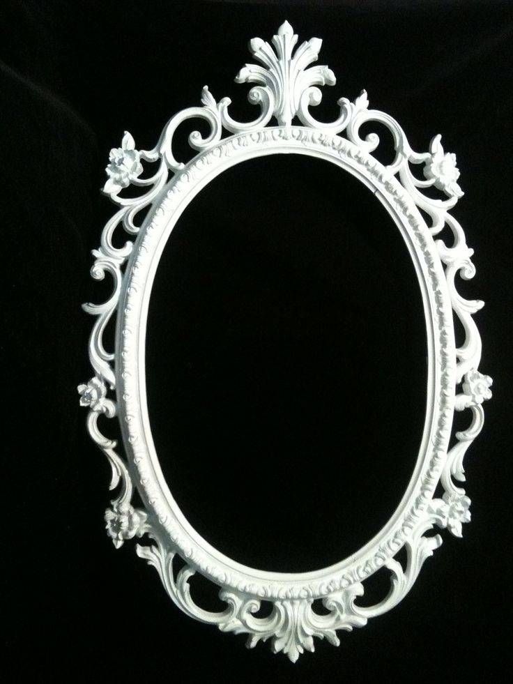 27 Best Frames Images On Pinterest | Vintage Frames, Oval Frame Inside White Oval Mirrors (Photo 12 of 20)
