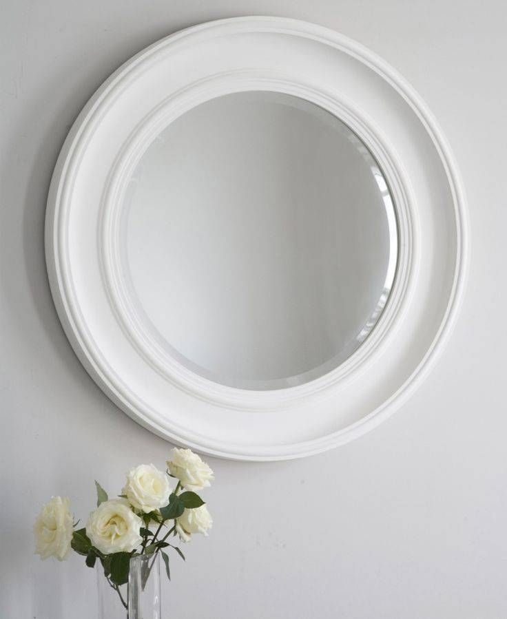 30 Best Collection of White Round Mirrors