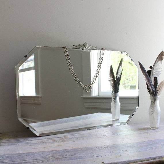 30 Best Vintage Beveled Glass Mirrors Images On Pinterest | Glass Intended For Large Bevelled Mirrors (View 14 of 20)