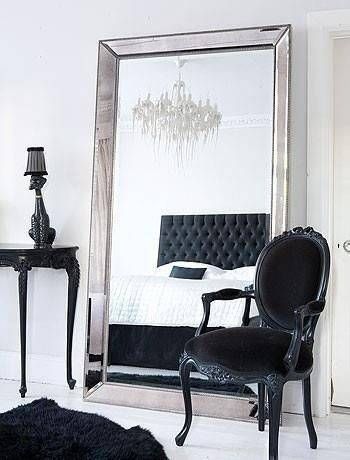 32 Interior Designs With Free Standing Mirrors | Interior Designs Home In Black Free Standing Mirrors (Photo 29 of 30)