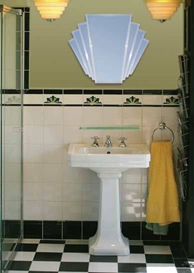 372 Best Art Deco Bathrooms And Kitchens Images On Pinterest | Art Regarding Art Deco Style Bathroom Mirrors (Photo 11 of 20)