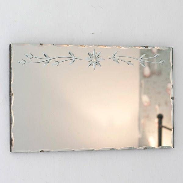 52 Best Vintage Frameless Mirrors Images On Pinterest | Vintage Intended For Vintage Frameless Mirrors (Photo 17 of 30)