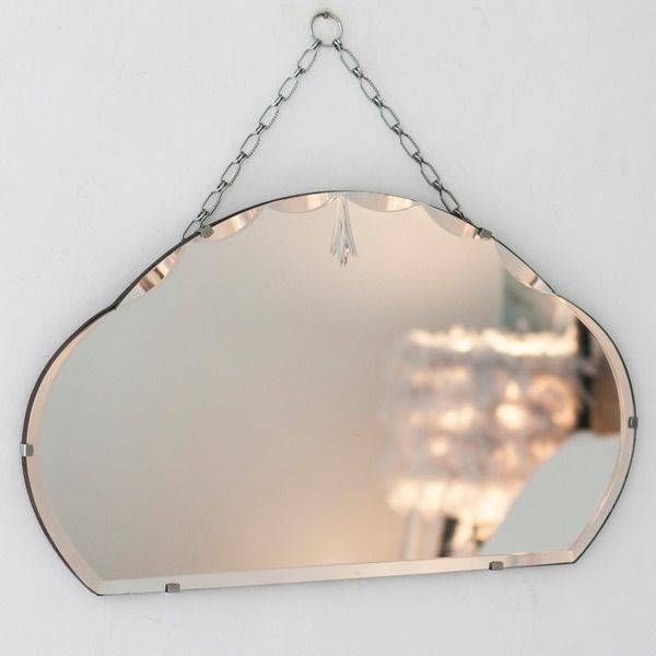 52 Best Vintage Frameless Mirrors Images On Pinterest | Vintage Throughout Vintage Frameless Mirrors (Photo 12 of 30)