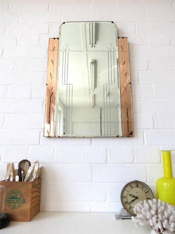 684 Best Vintage Mirrors Images On Pinterest | Vintage Mirrors For Large Bevelled Edge Mirrors (View 5 of 30)