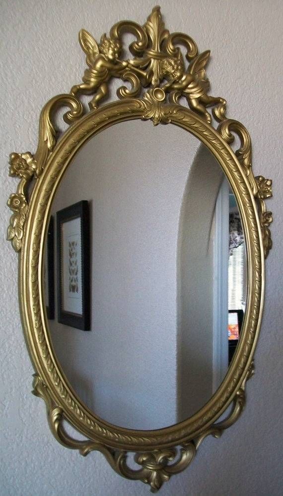 77 Best My Fav Gold Ornate Mirrors Images On Pinterest | Mirror Within Old Fashioned Wall Mirrors (Photo 21 of 30)