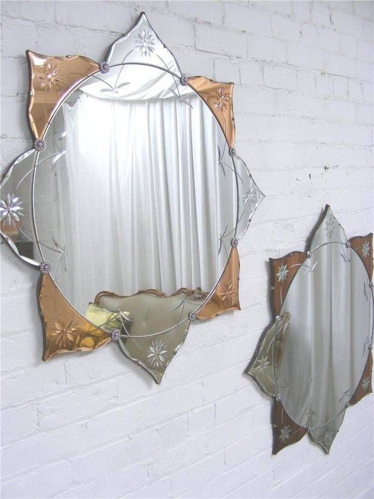 85 Best Vintage And Antique Mirrors Images On Pinterest Within Antique Frameless Mirrors (View 18 of 20)