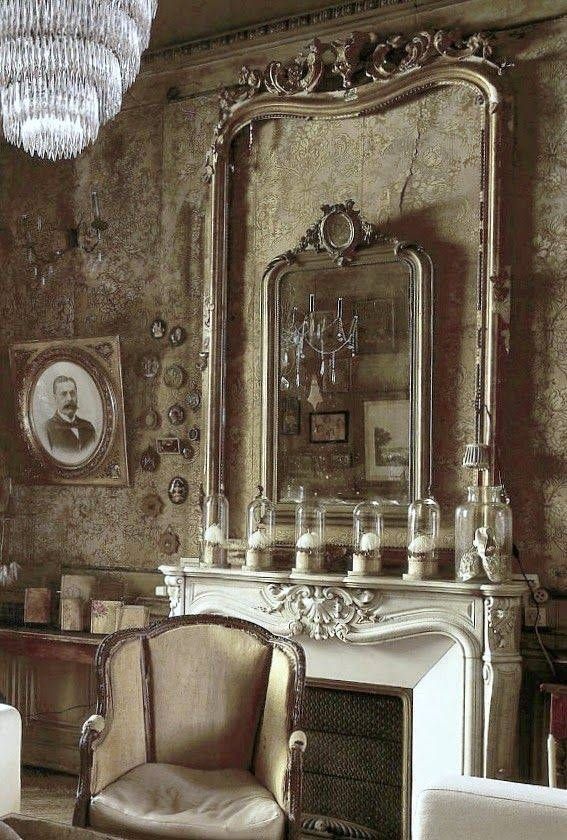855 Best Gorgeous Mirrors Images On Pinterest | Mirror Mirror With Old French Mirrors (Photo 9 of 20)