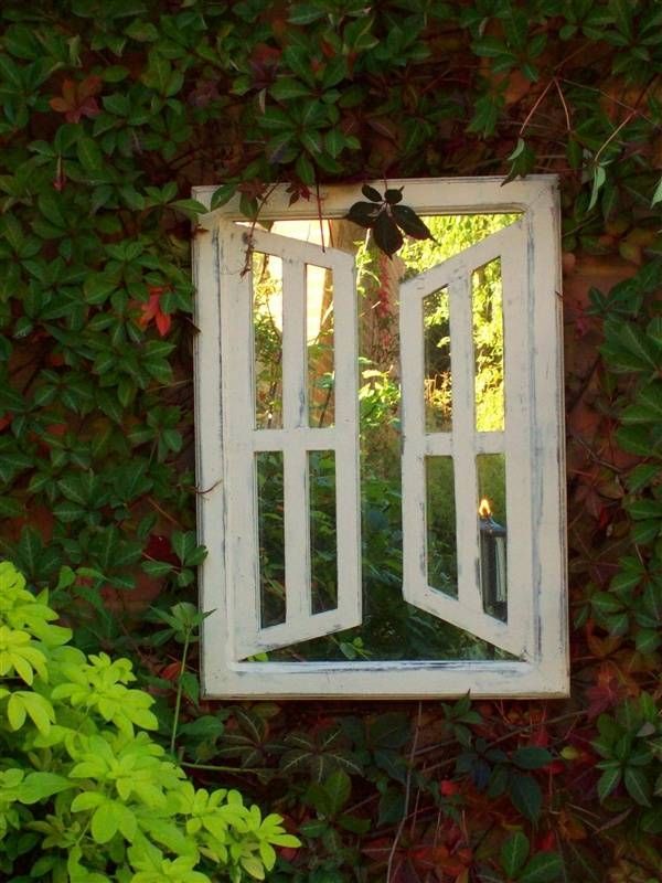 88 Best Garden Ideas Images On Pinterest | Garden Mirrors, Outdoor With Regard To Garden Window Mirrors (View 17 of 20)