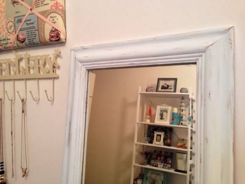 9 Beautiful Diy Shabby Chic Mirrors To Bring The Charm – Shelterness Throughout Shabby Chic Mirrors With Shelf (Photo 17 of 30)