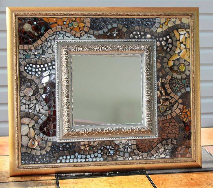 98 Best Mirror Mosaic Art Images On Pinterest | Mirror Mosaic Intended For Large Mosaic Mirrors (Photo 9 of 30)