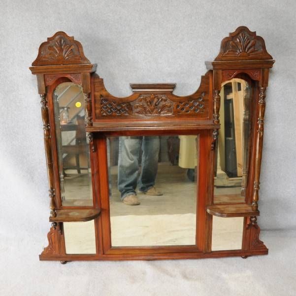 A Victorian Overmantle Mirror (View 13 of 20)