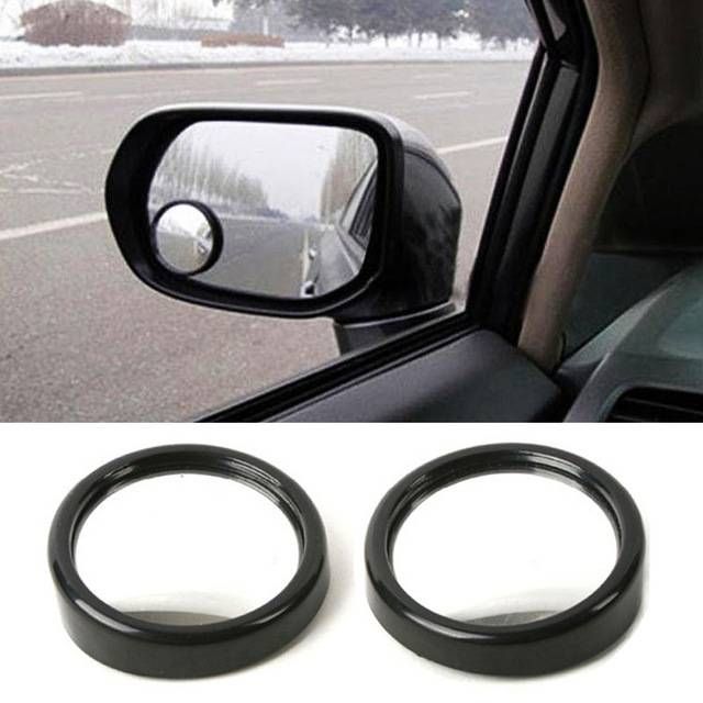 Aliexpress : Buy 1pair 360 Wide Angle Auto Side Round Convex In Small Round Convex Mirrors (Photo 4 of 20)