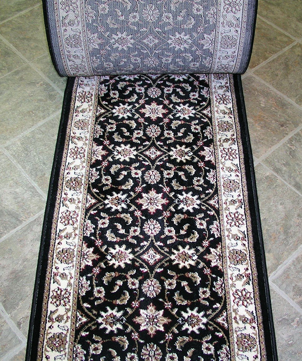 Amazon 140550 26 Wide Stair Runner Rug Depot Traditional With Regard To Hallway Runner Carpets (View 15 of 20)