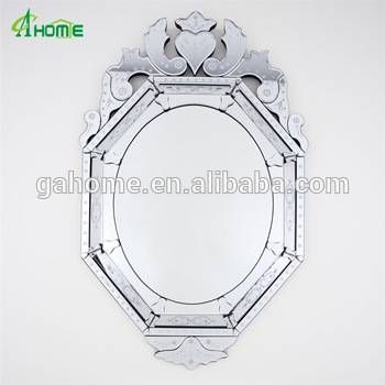 Antique Arrow Shaped Round Venetian Mirror For Home Decorative For Round Venetian Mirrors (Photo 20 of 30)