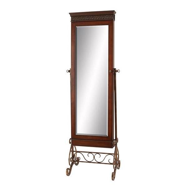 Antique Brown Traditional Floor Length Standing Mirror – Free Within Free Standing Antique Mirrors (View 26 of 30)