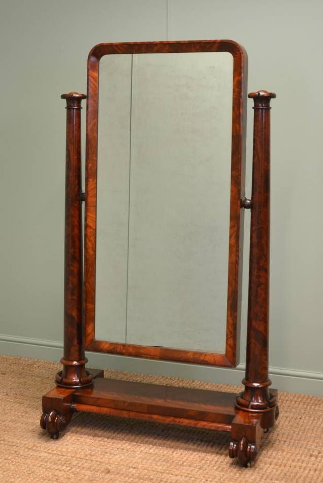 Antique Cheval Mirrors – Antiques World Pertaining To Cheval Mirrors (View 15 of 20)