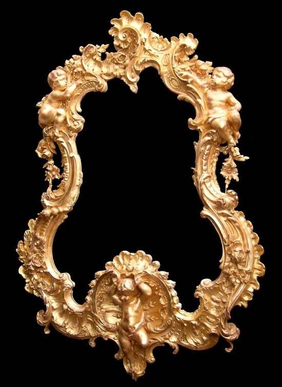 Antique French Gilt Rococo Wall Mirror In Rococo Wall Mirrors (View 18 of 20)