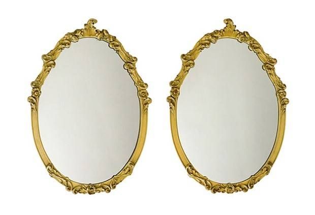 Antique French Oval Mirrors – Janney's Collection Pertaining To Oval French Mirrors (View 22 of 30)