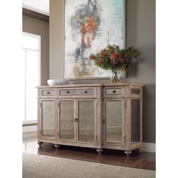 Antique Mirror Credenza Intended For Oversized Antique Mirrors (Photo 19 of 30)