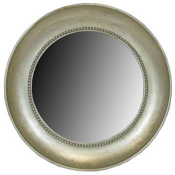 Antique Silver Round Mirror With Concave Molding | Hobby Lobby With Antique Round Mirrors (View 12 of 20)