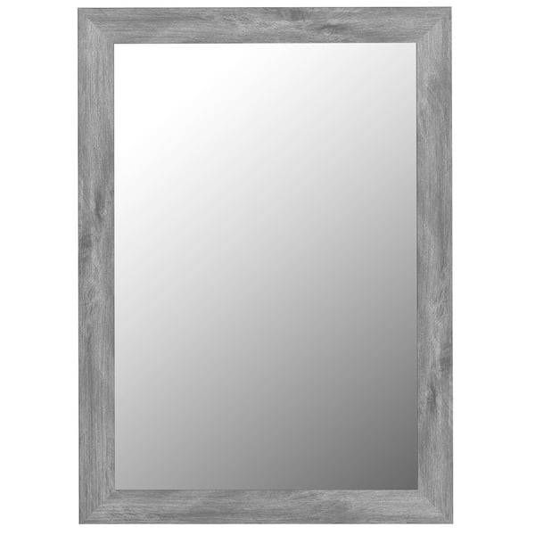 Antique Weathered Grey Framed Wall Mirror – Free Shipping Today Intended For Antique Wall Mirrors (Photo 13 of 20)