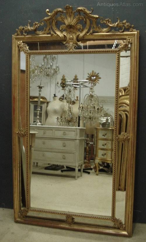 Antiques Atlas – Large Antique French Mirror In Oversized Antique Mirrors (View 24 of 30)