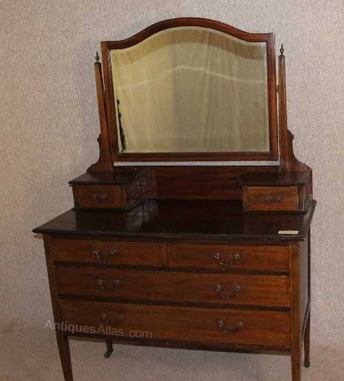 Antiques Atlas – Mahogany Dressing Table With Central Mirror Stand In Mirrors On Stand For Dressing Table (Photo 20 of 30)