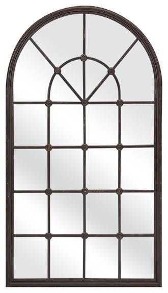 Arched Mirror. Uttermost Walton Hall White Arched Mirror Free In Arched Window Mirrors (Photo 8 of 20)
