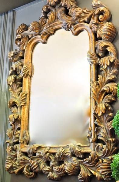 Are Rococo Mirrors Over The Living Room Sofa Out Of Style? With Regard To Rococo Mirrors (Photo 10 of 20)