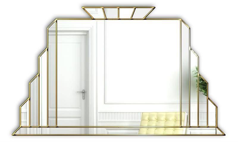 Art Deco Wall Mirror Large – Chelsea Art Deco Bevelled Venetian For Large Art Deco Mirrors (Photo 8 of 20)