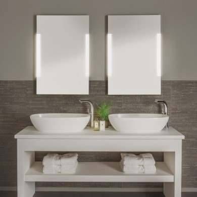 Astro 0406 | Imola 800 Illuminated Bathroom Mirror Polished Chrome Inside Chrome Framed Mirrors (Photo 29 of 30)