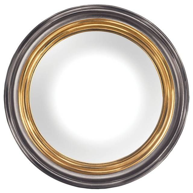 Barcelona Mirrors In Belgian Black – Traditional – Wall Mirrors Pertaining To Convex Wall Mirrors (View 15 of 30)