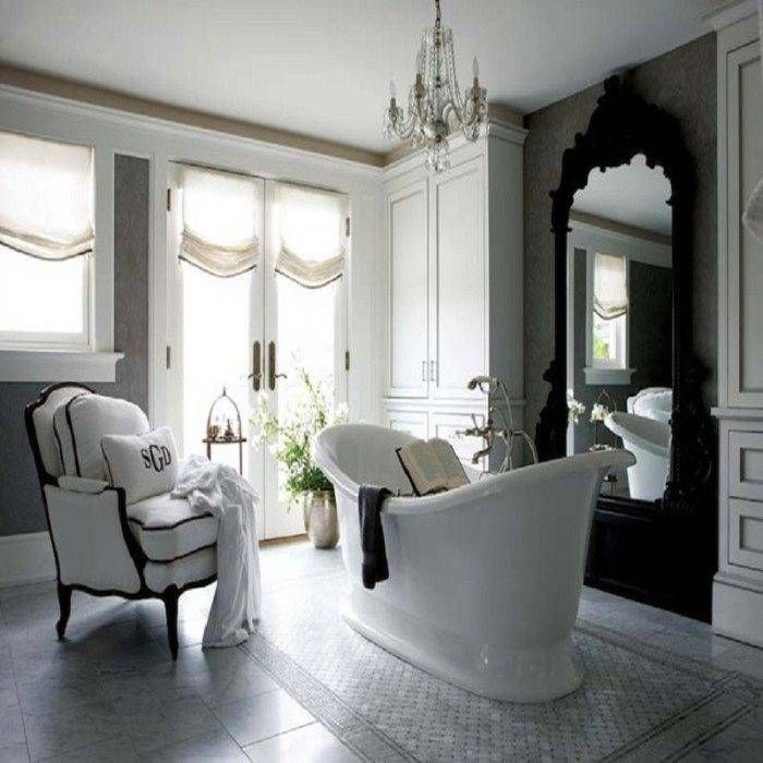 Bathroom Black Framed Decorative Rayne American Made Full Length With Rococo Floor Mirrors (View 18 of 30)
