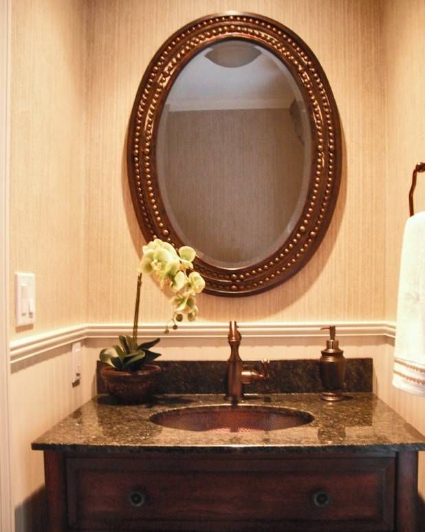 Bathroom Furniture: New Modern Oval Bathroom Mirrors Frameless Intended For White Oval Bathroom Mirrors (Photo 14 of 20)
