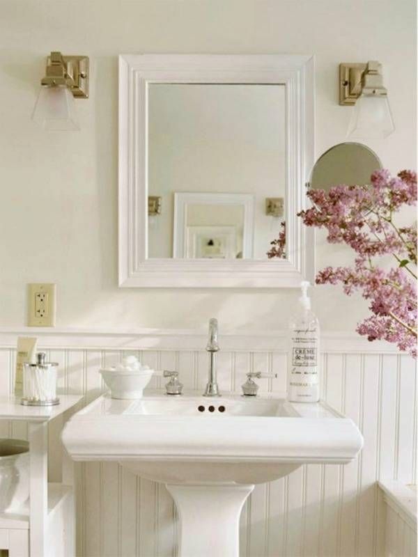 Bathroom Shabby Chic Style, Shabby Chic Bathroom Vanity Mirrors – Tsc With Regard To Shabby Chic Bathroom Mirrors (View 8 of 30)