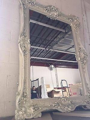 Beautiful White Baroque Floor Mirror A 5 Thrift Old Barn Wood In Rococo Floor Mirrors (View 3 of 30)